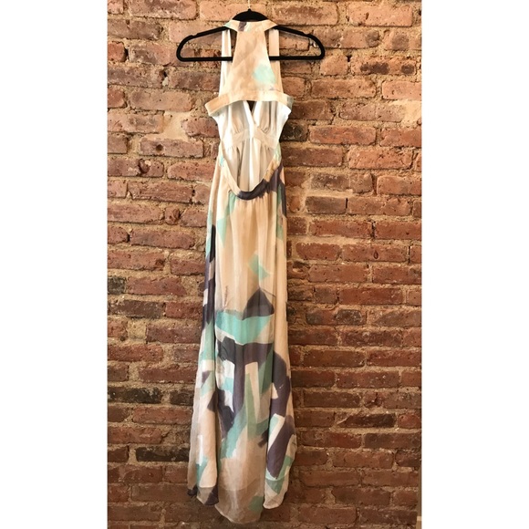 Sold ❌ Armani Exchange Silk Pastel Maxi Dress - Picture 2 of 8
